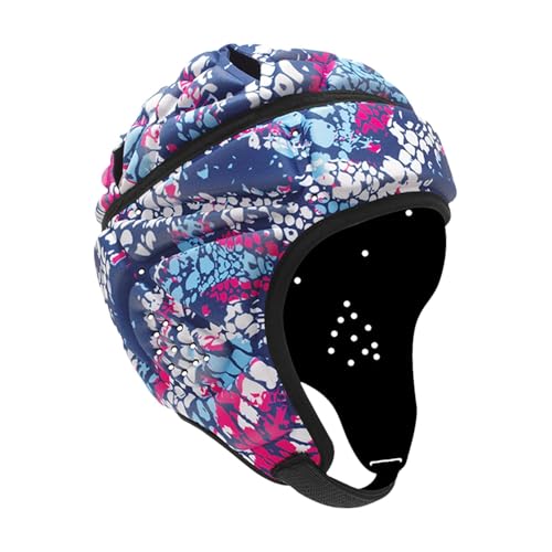 Flaggen-Fußballhelme – spezielle Bedürfnisse, gepolsterte Helme für Flaggenfußball, verstellbarer Fußball-Torwart-Kopfschutz, Kopfbedeckung, Sport-Torwartschutz von Generisch