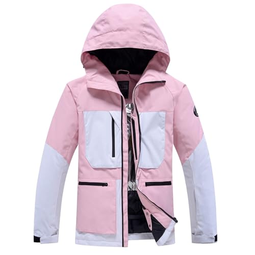 Fleecejacke Herren, Skijacke Herren Winddicht Softshelljacke Winter Atmungsaktiv Snowboardjacke Funktionsjacke Mit Kapuze Fleecejacke Verdickt Outdoorjacke Gefüttert Winterjacke von Generisch