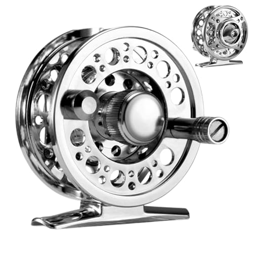 Fliegenfischerrolle, Salzwasser-Fliegenrolle | Angelwerkzeuge Fliegenfischen Rollen | Angelrolle mit Schnellverschluss, Fliegenfischrolle aus Aluminiumlegierung, Angelrolle für Salzwasser und Süßwasse Fliegenfischerrolle, Salzwasser-Fliegenrolle | Angelwerkzeuge Fliegenfischen Rollen | Angelrolle mit Schnellverschluss, Fliegenfischrolle aus Aluminiumlegierung, Angelrolle für Salzwasser und Süßwasse von Generisch