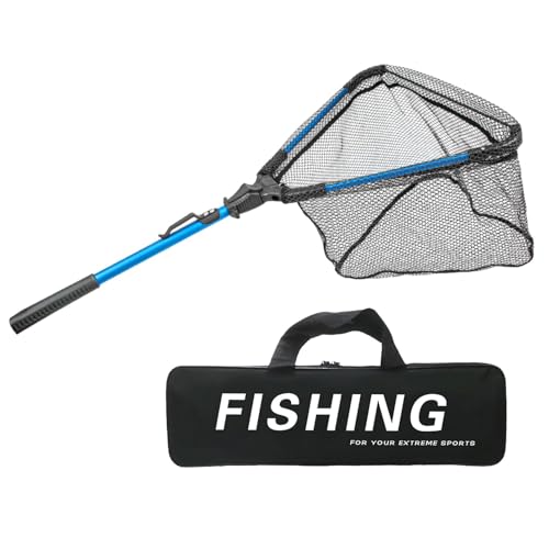 Fly Fishing Net, Folding Fishing Net, Telescoping Pole Handle, Kayak Fishing Gear, Aluminum Alloy Fishing Equipment, Enhance Your Fishing Experience for Kayak Fishing von Generisch