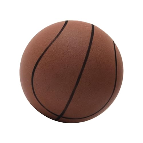 Foam Basketball - Silent Indoor Basketball | Quiet Indoor Training Basketball | No Noise Basketball Dribbling Indoor | Quiet Training Ball | Soft PU Basketball for Kids & Adults Bouncing Basketball von Generisch