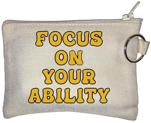 Focus On Your Ability Kleines Portemonnaie, Beige, beige, Einheitsgröße von Generisch