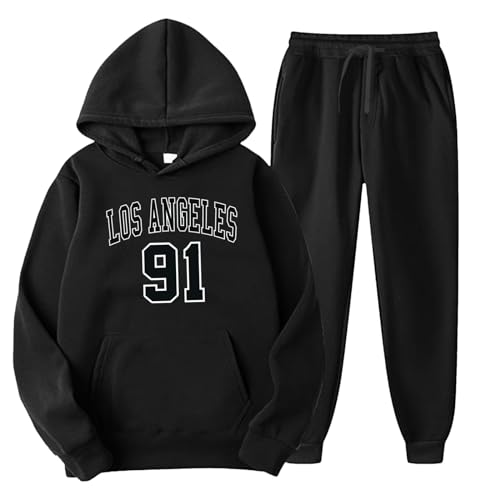 Freizeitanzug Herren Tracksuit Suit Tarnanzug Mit Kapuze Trainingsanzüge Hoodie Komplett Trainingsanzug Set Sport Gemütliche Jogginghose Anzug Overall Hausanzug von Generisch