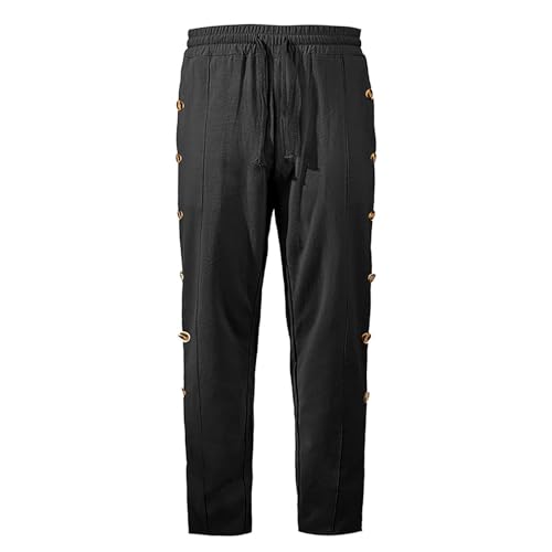 Freizeithose Herren Baggy Jogginghose Sport Hose Hosen Trainingshose Baumwolle Hausanzug Haushose Herre Sporthose Lang Schlupfhose Jogger Bodybuilding von Generisch