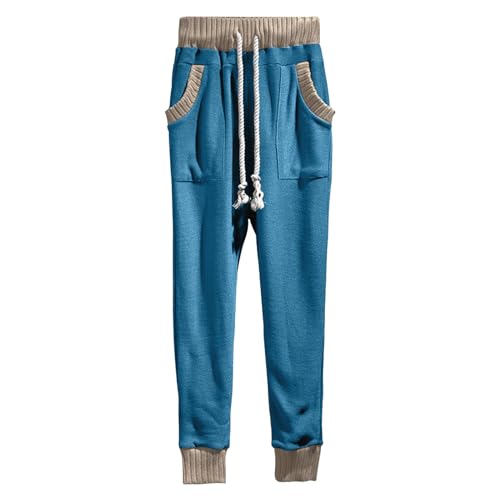 Freizeithose Herren Baggy Jogginghose Trainingshose Lang Sporthose Sweatpants Dünne Herre Jogger Hosen Männer Gym Hose Jogging Bodybuilding Damen Schlupfhose von Generisch