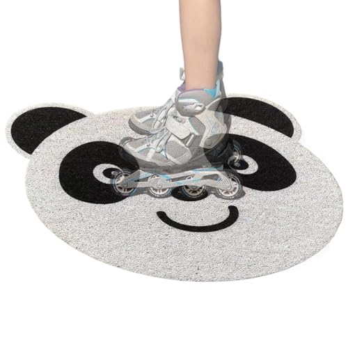 Frosch-Skating-Übungsmatte – Rollschuhmatte | Indoor-Skating-Bodenbelag, Rollschuh-Bodenmatte, Rollschuh-Bodenschutz, Tragbare Rollschuh-Bodenfliesen Für Und Mädchen, 58 X 28 Cm/22,83 X 11,02 Z von Generisch