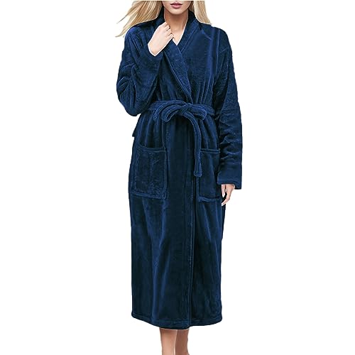 Frottee Bademantel Damen, Adventskalender Kinder, Bademantel Herren Damen Fleece Bathrobe Dressing Gown Flauschig Unisex Bath Robe Herrenbademantel Hausmantel Morgenmantel von Generisch