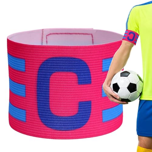 Fußball-Kapitän-Bänder – Fußball-Sport-Kapitänger-Armband – Anti-Drop, verstellbare Spielerbänder, Fußballspiel-Zubehör, elastische Kapitäns-Armbänder für Fußball von Generisch