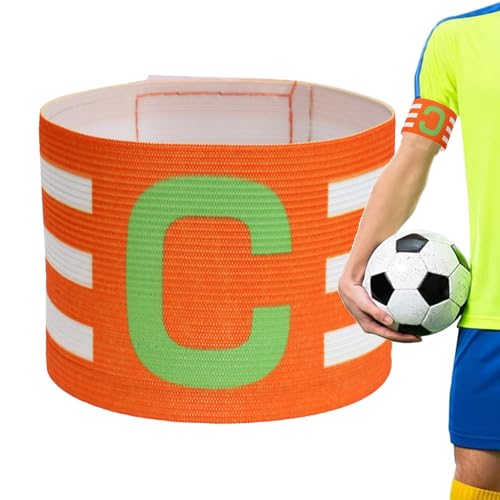 Fußball-Kapitänsbänder, Sportarmband, Anti-Drop, verstellbare Spielerbänder, Kapitänsarmbänder für Fußballspiel-Zubehör von Generisch