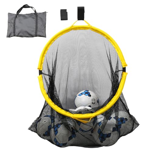 Fußballnetztasche | Fußball-Trainingsnetz | Fußballtornetz | Top Bins Fußballtornetz | Trainingsnetz für präzise Kicks | Outdoor Fußballfeld Hof von Generisch