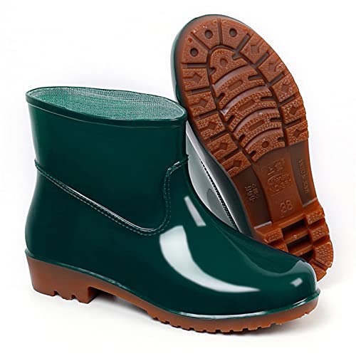 Gartenschuhe Damen wasserdichte Halbhoch Gartenschuhe rutschfest Lässig Gummistiefel Gefüttert Halbhohe Damen Garten Regenstiefel Regenschuhe Gumischtifel Stiefel Gummistiefeletten Grün EU 39 Gartenschuhe Damen wasserdichte Halbhoch Gartenschuhe rutschfest Lässig Gummistiefel Gefüttert Halbhohe Damen Garten Regenstiefel Regenschuhe Gumischtifel Stiefel Gummistiefeletten Grün EU 39 von Generisch