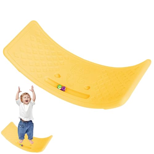 Gebogenes Balance Board, Wackel Balance Board, Offener Schwingtrainer, Balance Lernen, Wackelbrett Balance Trainingsgeräte Für Kinder, Wippe, Wippe, Spielzeug Für Balance Lernaktivitäten von Generisch