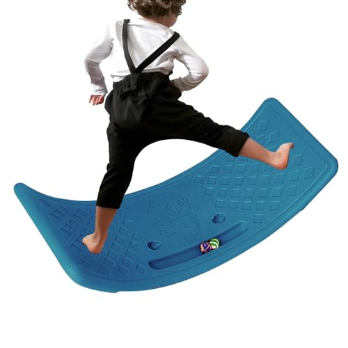 Gebogenes Balance Board, Wackel Balance Board, Offener Schwingtrainer, Balance Lernen, Wackelbrett Balance Trainingsgeräte Für Kinder, Wippe, Wippe, Spielzeug Für Balance Lernaktivitäten von Generisch