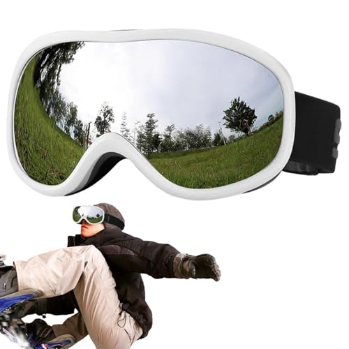 Generico Adjustable Strap Goggles, Polarized Lens Goggles, Clear Visibility Goggles, Lightweight Snow Goggles, Comfortable Ski Goggles, Winter Sports Eyewear for Skydiving, Cycling von Generisch