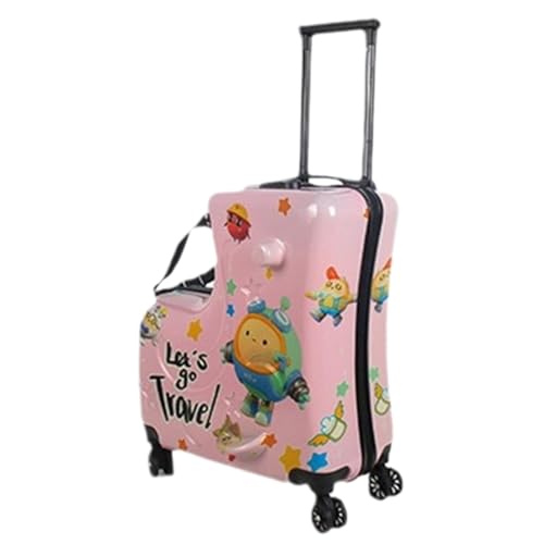 Generico Kids Ride-On Travel Suitcase, Rolling Luggage With Wheels, Children's Ride On Trolley Luggage, Ride On Suitcase For Kids, Children's Ride On Trolley Luggage, Kid Ride On Spinner Luggage, von Generisch