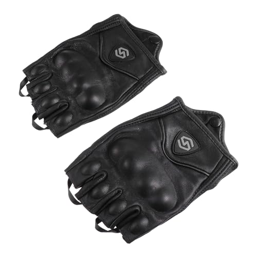 Generisch 1 Paar Handschuhe befreien Fingerlose Handschuhe Fahren Handschuhe Männer fliegen Motor halbfinger Handschuhe Mountainbike Handschuhe Fitness-Handschuhe Fahrradhandschuhe Schaffell von Generisch