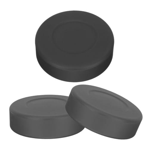 Generisch 3st Blöder Puck Knutschfleck-Pucks Sport-Hockey-zubehör Hockeybälle Hockey-Pucks Für Street-Hockey-Pucks Eimer-Hockey-Pucks Indoor-Hockey-Pucks Airhockey-Puck Black Gummi von Generisch