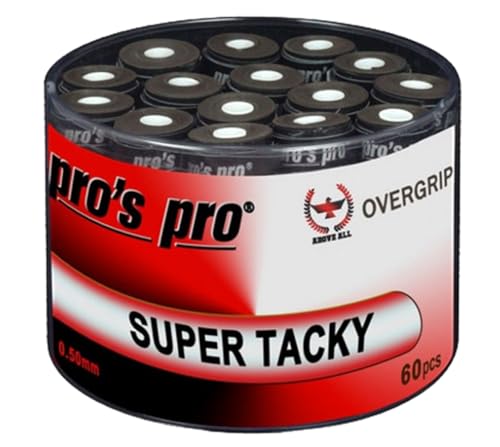 Generisch 60 Overgrip Super Tacky Tape Plus Tennis Pros Pro Griffband schwarz Generisch 60 Overgrip Super Tacky Tape Plus Tennis Pros Pro Griffband schwarz von Generisch