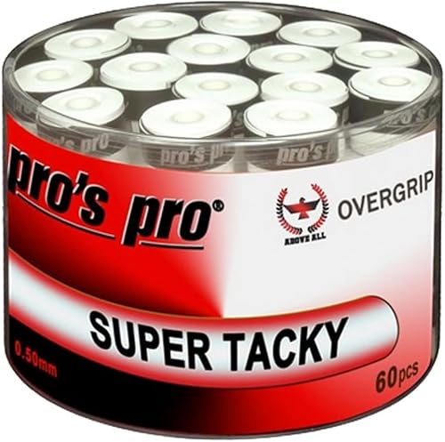 Generisch 60 Overgrip Super Tacky Tape Tennis Pros Pro Griffband Weiss Generisch 60 Overgrip Super Tacky Tape Tennis Pros Pro Griffband Weiss von Generisch