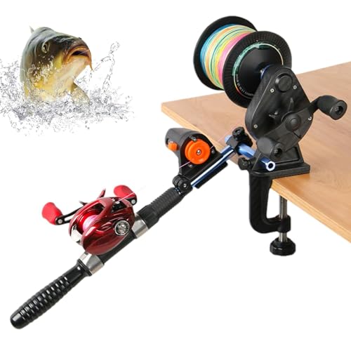 Generisch Angelrollenwickler, Angelrollen-Spooler-System | Schnurspuler für Angelrollen,Angelschnüre Spooler Rollenwickler, Spool Tackle Winder Spulstation No Lines Twist Spooling Station Generisch Angelrollenwickler, Angelrollen-Spooler-System | Schnurspuler für Angelrollen,Angelschnüre Spooler Rollenwickler, Spool Tackle Winder Spulstation No Lines Twist Spooling Station von Generisch