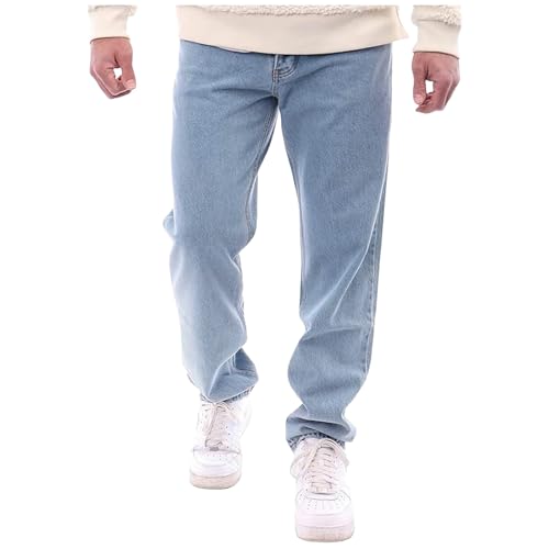 Generisch Baggy Jeans Herren Hip Hop Breite Männer Baggy Hose Jeanshose Flared Skater Vintage Pants Jeans 90S Lange Große Größen Cargo Jeans Hose Blau M/30 Generisch Baggy Jeans Herren Hip Hop Breite Männer Baggy Hose Jeanshose Flared Skater Vintage Pants Jeans 90S Lange Große Größen Cargo Jeans Hose Blau M/30 von Generisch