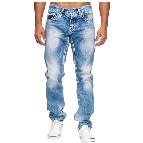 Generisch Baggy Jeans Herren Vintage Große Größen Loose Fit Baggy Hose Cargo Jeans Frühling-Herbst Hellblaue Breite Pants Streetwear 90S Skater Mit Weitem Bein Jeans Jeanshose Hellblau S Generisch Baggy Jeans Herren Vintage Große Größen Loose Fit Baggy Hose Cargo Jeans Frühling-Herbst Hellblaue Breite Pants Streetwear 90S Skater Mit Weitem Bein Jeans Jeanshose Hellblau S von Generisch