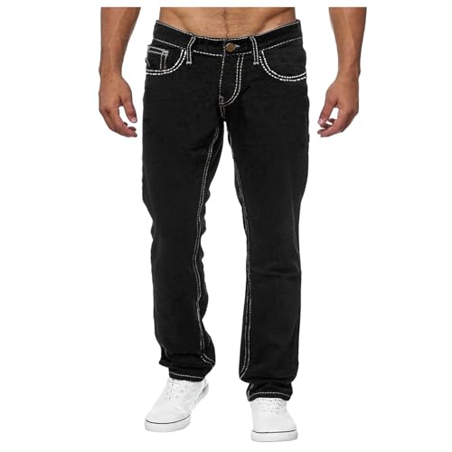 Generisch Baggy Jeans Herren Vintage Hellblaue Coole Cargo Jeans Streetwear Skater Leicht 90S Pants Jeanshose Hip Hop Männer Jungs Jeans Baggy Hose Schwarz XL Generisch Baggy Jeans Herren Vintage Hellblaue Coole Cargo Jeans Streetwear Skater Leicht 90S Pants Jeanshose Hip Hop Männer Jungs Jeans Baggy Hose Schwarz XL von Generisch