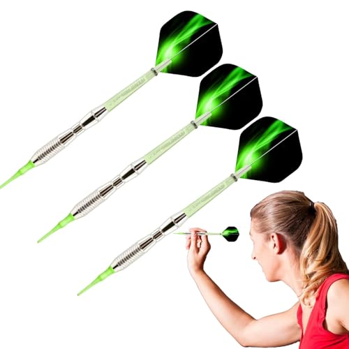 Generisch Bar-Darts-Set,Bar-Darts - Farbverlauf Professionelle sichere Dartpfeile - Bunte Darts mit weicher Spitze, einzigartige Bunte Darts-Flights, Darts mit weicher Spitze für Party, Freunde von Generisch