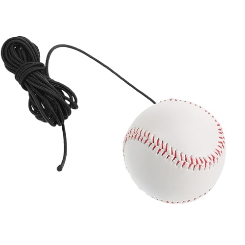 Generisch Baseball Swing Trainer, Portable Softball Batting Practice Aid with Elastic String, Bouncy Rebound Training Balls for Hitters, Baseball Swing Strap for Improved Hitting Skills von Generisch