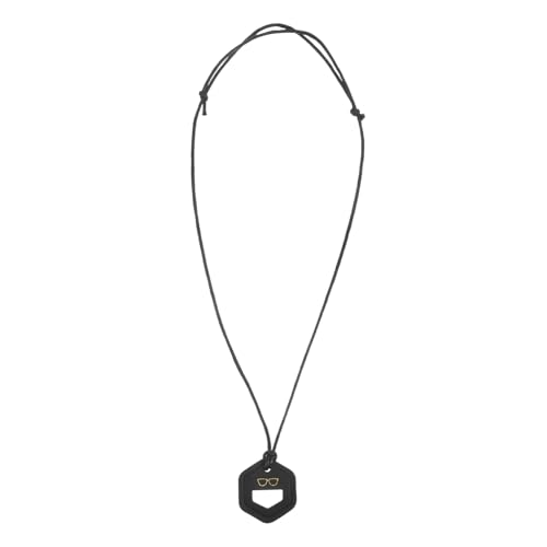 Generisch Brillenband brillenhalter brillenkette Trageband für Brillen brillenzubehör Nackenband für Brillen Brillenbänder für Herren Sonnenbrillen-Umhängeband Brillenhalsband Pu Black von Generisch