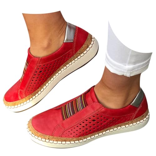 Generisch Damen Sneaker Mesh Schuhe Slip On Elegant - Breite Barfußschuhe Leichte Bequeme Atmungsaktiv rutschfeste Joggingschuhe Laufschuhe Turnschuhe Frauen Plateau Laufschuhe Outdoor Sportschuhe Generisch Damen Sneaker Mesh Schuhe Slip On Elegant - Breite Barfußschuhe Leichte Bequeme Atmungsaktiv rutschfeste Joggingschuhe Laufschuhe Turnschuhe Frauen Plateau Laufschuhe Outdoor Sportschuhe von Generisch