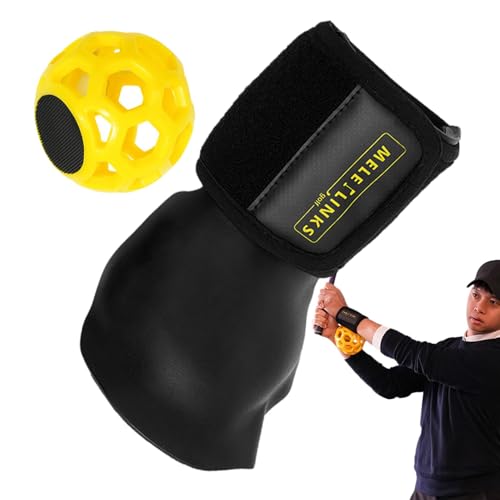 Generisch Golf Swing Hollow Trainer Ball, Golfschwung-Trainerball, Golftraining, Golfschwung-Trainerhilfe, Golf-Smart-Ball, Smart-Ball-Haltungskorrektor Mit Korrigierendem Armband Und Ball von Generisch