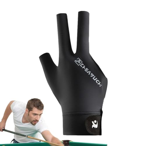 Generisch -Handschuhe - Atmungsaktive 3-Finger-Handschuhe für Herren | Weiches und leichtes Billardtisch-Zubehör für Damen, Herren, Teenager, Billard-Liebhaber, Billard-Anfänger von Generisch