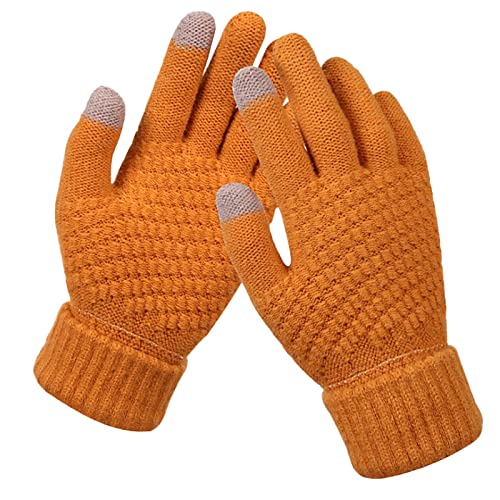 Generisch Handschuhe Herren Damen Lässig Unverwechselbare Fingerhandschuhe Sports Mode Handschuhe Schlicht Basic Wollhandschuhe Täglich Persönlichkeit Laufhandschuhe Elegant Weiche Strickhandschuhe von Generisch