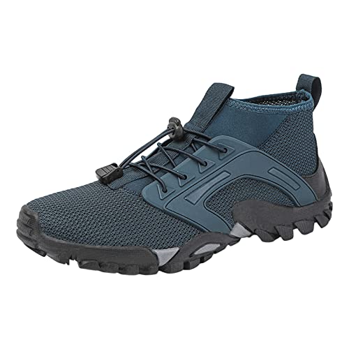 Herren Schuhe Sommer, wasserdichte 43 Wetterschutz Freizeitschuhe Trailrunning Schuhe Atmungsaktive Outdoor Sportschuhe Wanderschuhe rutschfest Luftig Leicht Trekkingschuhe Barfußschuhe von Generisch