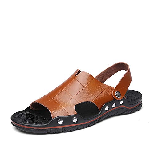 Generisch Herren-Walking-Sandalen, Herren-Slide-Sandalen, rutschfeste Strandpantoffeln für drinnen und draußen, für Strand, Angeln, Trekking von Generisch