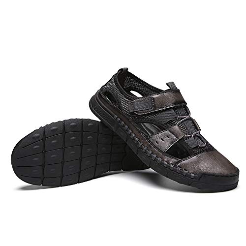 Generisch Herren-Wandersandalen, verstellbare Herren-Sandalen, Bequeme Sport-Outdoor-Wanderschuhe für Strand, Angeln, Trekking von Generisch