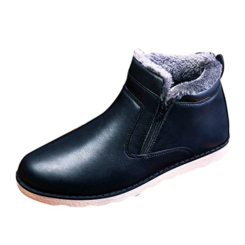 Generisch Herren Wanderschuhe Gefütterte Warm Trekkingschuhe Winterschuhe wasserdichte rutschfeste Schneestiefel Winter Outdoor Sneaker Bergschuhe Trekking Sportlich Sportschuhe Outdoorschuhe von Generisch