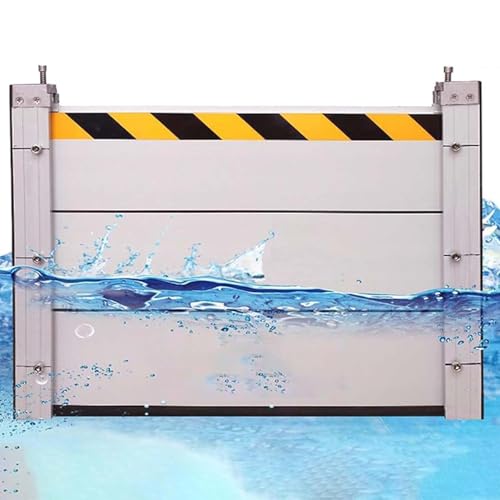 Generisch Hochwasserschutz Barriere Tür Aluminiumlegierung Hochwasserschutz Barriere Straße Hochwasserschutz Hochwasser Baffle für Tür Garage Einfahrten Straße Passagen etc,A,60 * 40cm von Generisch