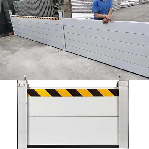 Generisch Hochwasserschutz Barriere Tür Multifunktion Aluminiumlegierung Hochwasserschutz Barriere auf Türen Abnehmbar Hochwasserschutz Wasserabweiser für Garage Basement Haustür,Silber,240 * 40cm von Generisch