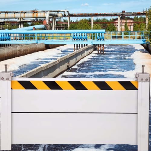 Generisch Hochwasserschutz Bei Türen Multifunktion Hochwasserschutz Barriere Tur Wasserdicht Aluminiumlegierungs Material Hochwasserschutz Bei Türen Für StraBe Bei Starkregen Flut,A,280 * 80cm von Generisch