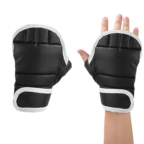Generisch Karate-Handschuhe, Box-Trainingshandschuhe - 2 Stück Karate-Handschuhe, atmungsaktive Kickbox-Handschuhe | Multifunktionale fingerlose Boxhandschuhe, Handgelenkschutz-Trainingshandschuhe für von Generisch