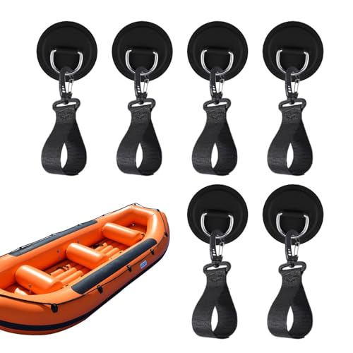 Generisch Kayak -Paddelhalter, Kajak -Paddelclip | 6X Multifunktionales Schnellfixier -Patch | Stabile Marine Feste Schnalle, Paddleboardschnüre für Floß, Boot, Kajakfahren, Kanu von Generisch