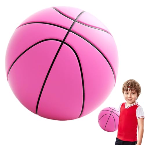 Generisch Leiser Basketball – Springender Ball Leiser Basketball – Indoor Trainingsbasketball Aus Hochdichtem Schaumstoff Leiser Indoor Basketball Ist Perfekt Für Das Dribbling Training von Generisch