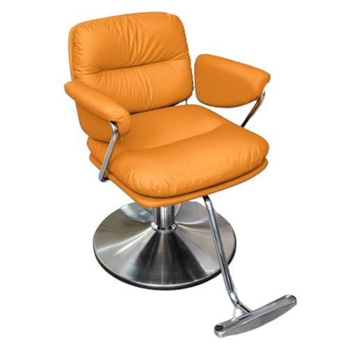 Generisch Orange, Barberpub Friseurstuhl Friseursessel Bedienungsstuhl Friseureinrichtung Hydraulisch Stuhl von Generisch