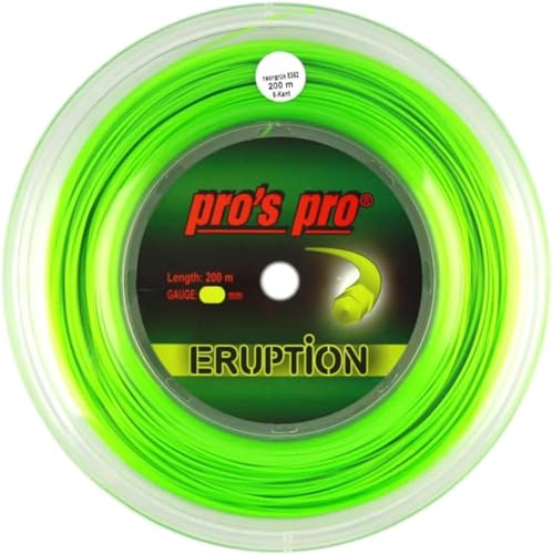 Generisch PROS PRO Eruption Tennissaite - 200m Rolle - Grün 1.24mm Generisch PROS PRO Eruption Tennissaite - 200m Rolle - Grün 1.24mm von Generisch