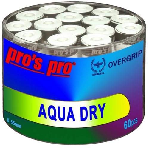 Generisch Pros Pro Aqua Dry 60er Tennis Griffbänder Weiss Generisch Pros Pro Aqua Dry 60er Tennis Griffbänder Weiss von Generisch