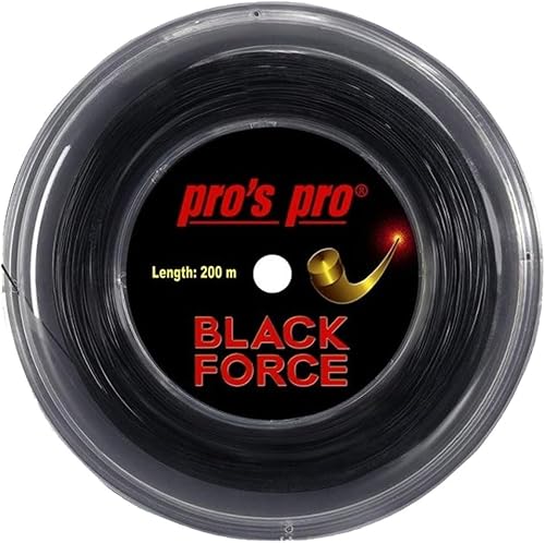Generisch Pros Pro Black Force Tennissaite für Spin 200m 1.24mm Generisch Pros Pro Black Force Tennissaite für Spin 200m 1.24mm von Generisch