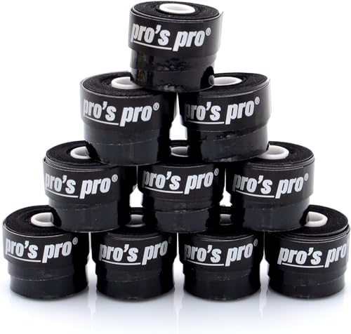 Generisch Pros Pro Tennis Griffbänder Super Tacky 10 Stück schwarz Generisch Pros Pro Tennis Griffbänder Super Tacky 10 Stück schwarz von Generisch