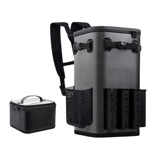 Generisch Rucksack-Tackle-Box, Angel-Tackle-Box-Rucksack - Wasserdichter Angelrucksack mit Rutenhalter 49L Tackle Bag | Tackle-Rucksack, Angelausrüstungspaket für Männer und Frauen von Generisch